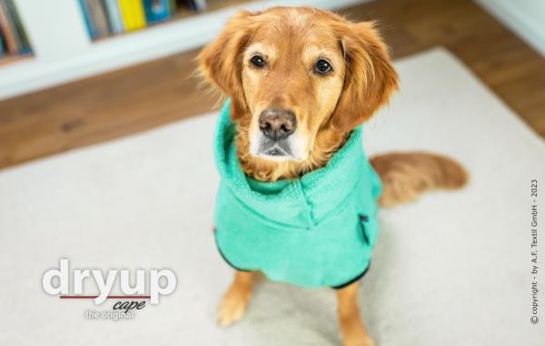 „Dryup Cape“ Trockencape - Hundebademantel mint